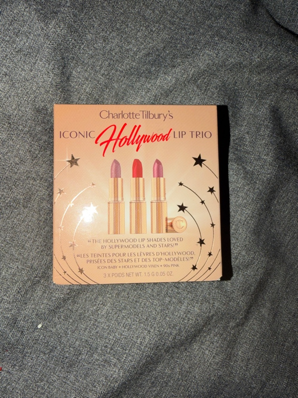 Charlotte Tilbury Lip Trio — Pink, Red & Mauve Shades